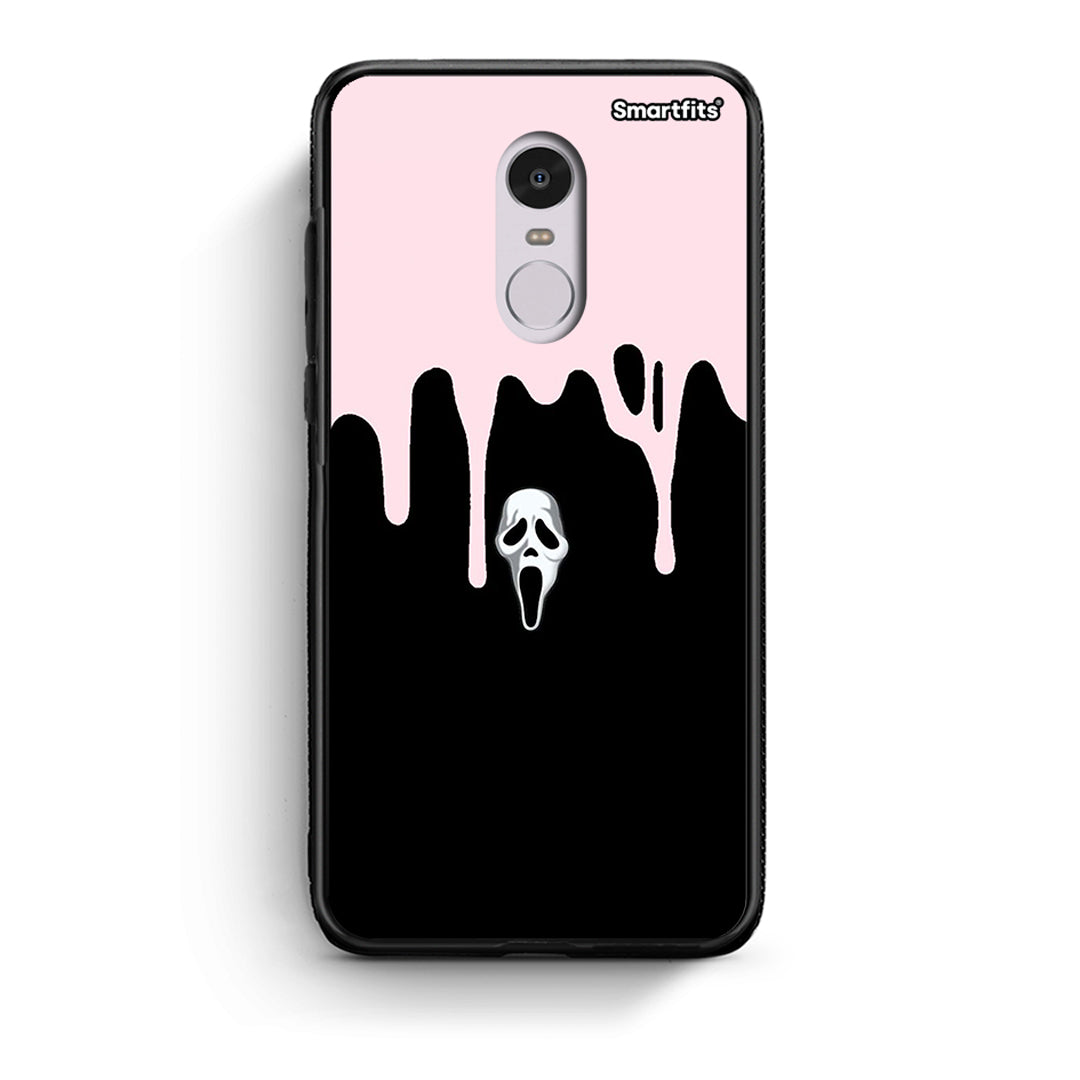 Xiaomi Redmi Note 4 / 4X Melting Halloween Mask Θήκη από τη Smartfits με σχέδιο στο πίσω μέρος και μαύρο περίβλημα | Smartphone case with colorful back and black bezels by Smartfits