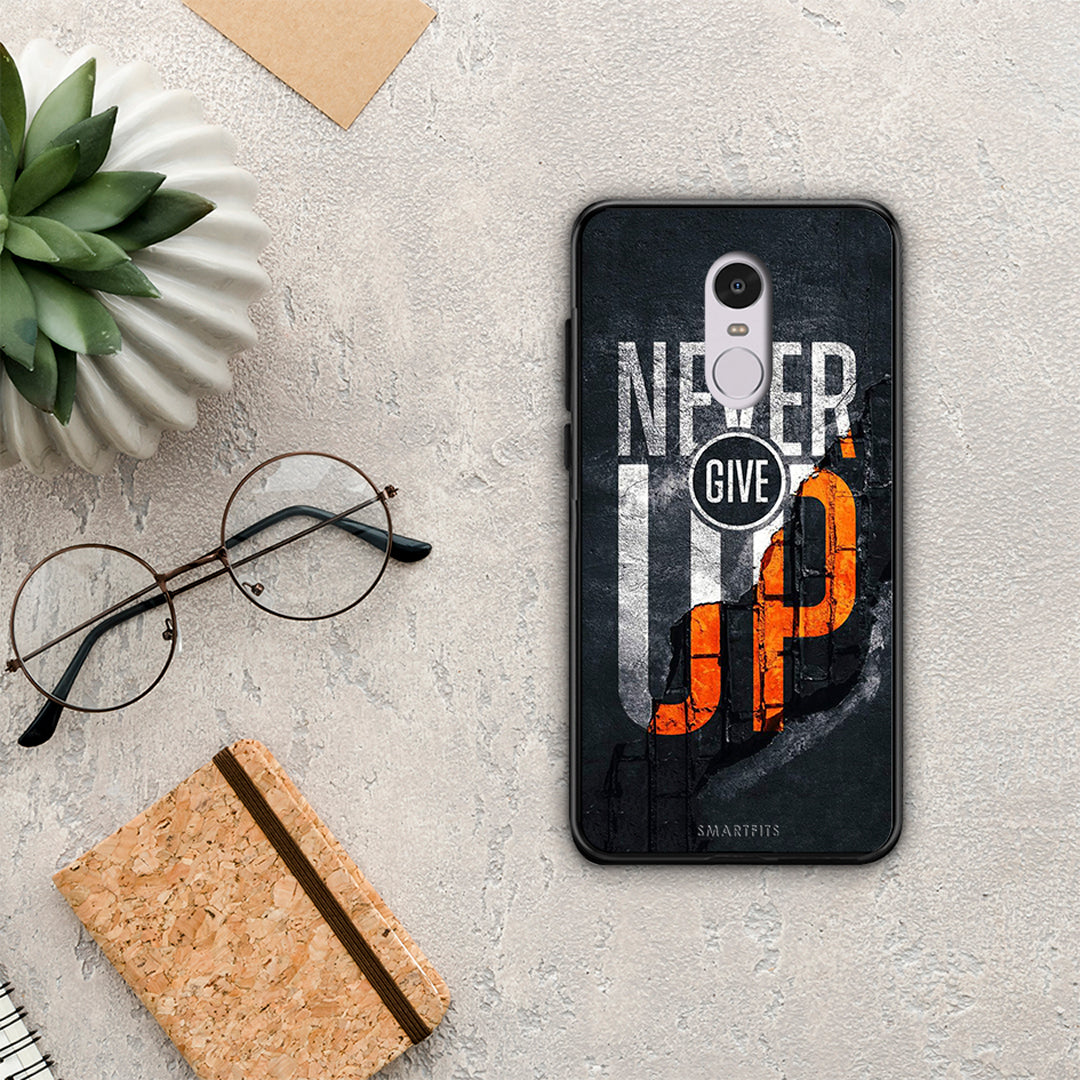 Never Give Up - Xiaomi Redmi 5 θήκη