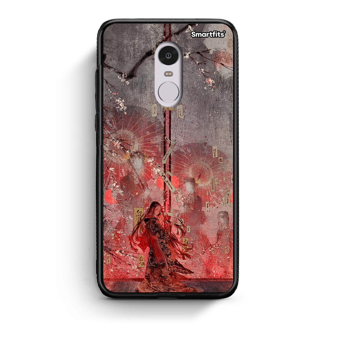 Xiaomi Redmi Note 4/4X Nezuko Kamado θήκη από τη Smartfits με σχέδιο στο πίσω μέρος και μαύρο περίβλημα | Smartphone case with colorful back and black bezels by Smartfits