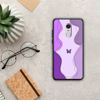 Thumbnail for Purple Mariposa - Xiaomi Redmi Note 4 / 4X θήκη