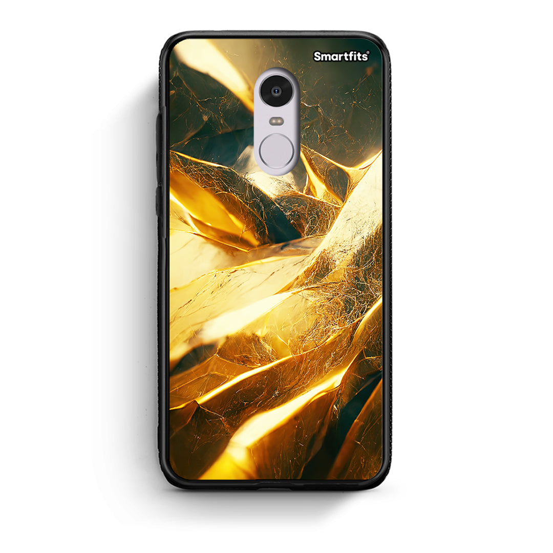 Xiaomi Redmi Note 4/4X Real Gold θήκη από τη Smartfits με σχέδιο στο πίσω μέρος και μαύρο περίβλημα | Smartphone case with colorful back and black bezels by Smartfits