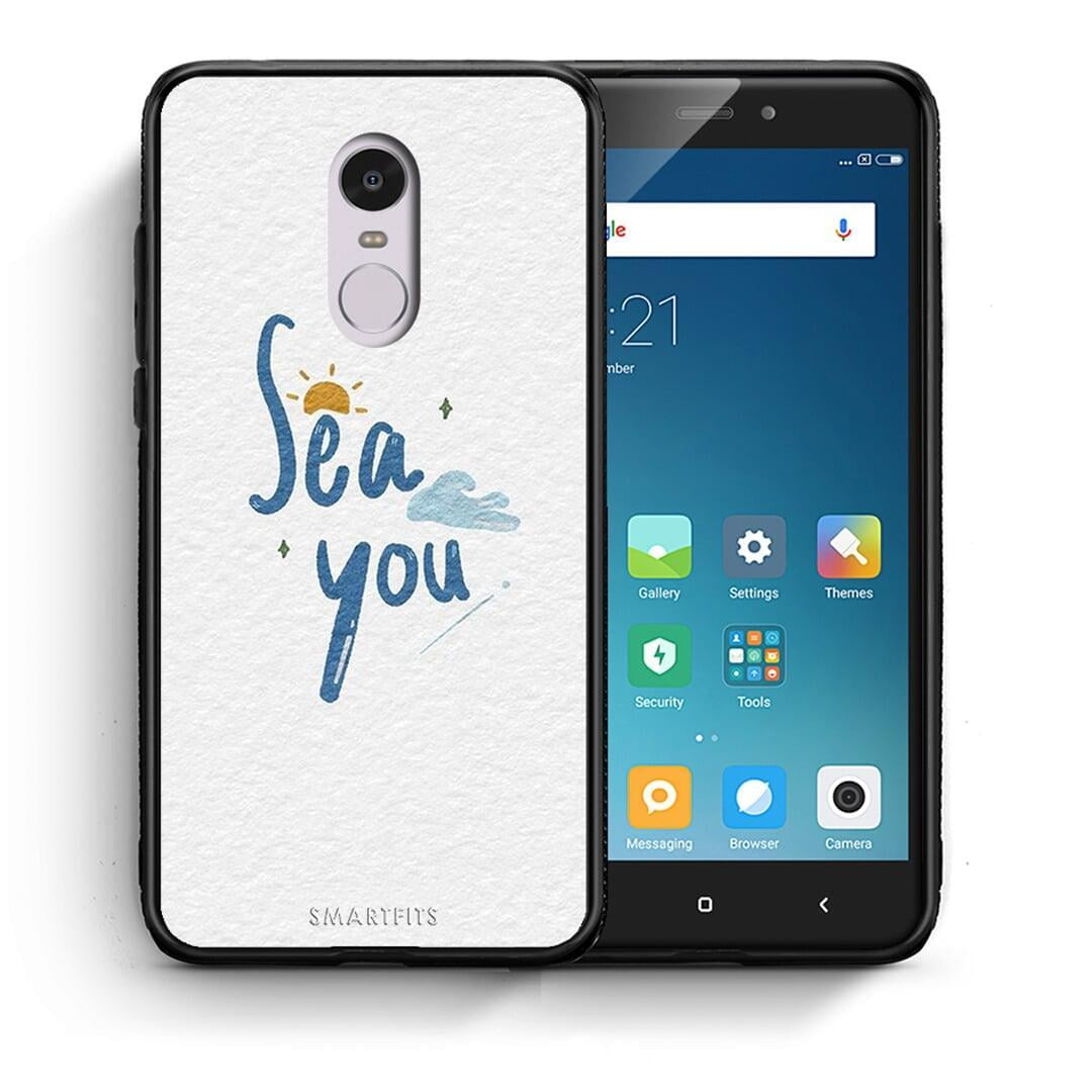 Θήκη Xiaomi Redmi Note 4 / 4X Sea You από τη Smartfits με σχέδιο στο πίσω μέρος και μαύρο περίβλημα | Xiaomi Redmi Note 4 / 4X Sea You case with colorful back and black bezels