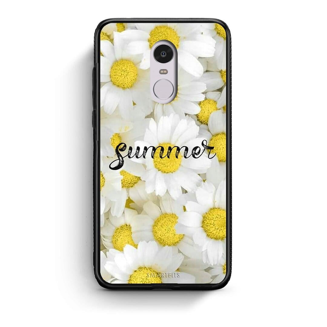 Xiaomi Redmi Note 4 / 4X Summer Daisies Θήκη από τη Smartfits με σχέδιο στο πίσω μέρος και μαύρο περίβλημα | Smartphone case with colorful back and black bezels by Smartfits