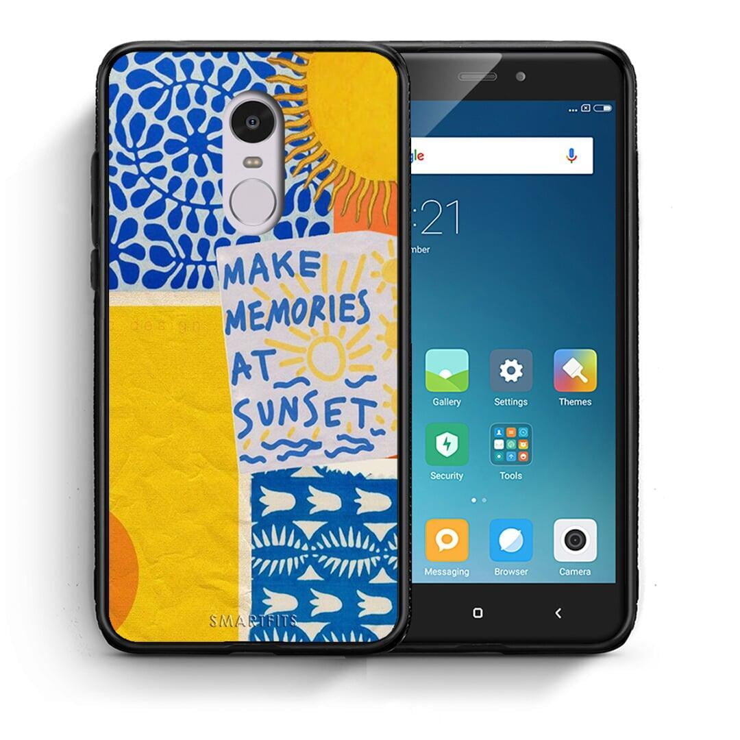 Θήκη Xiaomi Redmi Note 4 / 4X Sunset Memories από τη Smartfits με σχέδιο στο πίσω μέρος και μαύρο περίβλημα | Xiaomi Redmi Note 4 / 4X Sunset Memories case with colorful back and black bezels