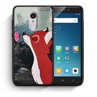 Thumbnail for Θήκη Xiaomi Redmi Note 4/4X Tod And Vixey Love 2 από τη Smartfits με σχέδιο στο πίσω μέρος και μαύρο περίβλημα | Xiaomi Redmi Note 4/4X Tod And Vixey Love 2 case with colorful back and black bezels