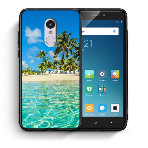 Θήκη Xiaomi Redmi 5 Tropical Vibes από τη Smartfits με σχέδιο στο πίσω μέρος και μαύρο περίβλημα | Xiaomi Redmi 5 Tropical Vibes case with colorful back and black bezels