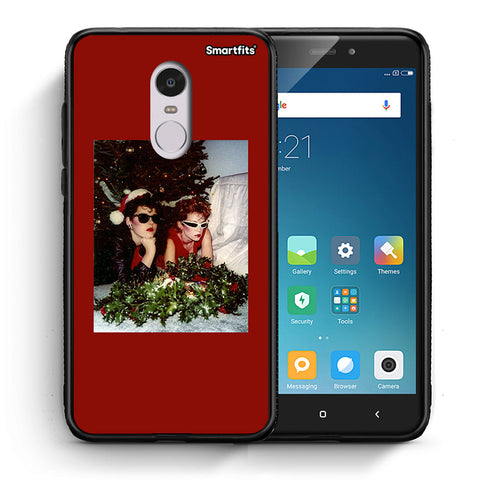 Θήκη Xiaomi Redmi Note 4/4X Waiting For Xmas από τη Smartfits με σχέδιο στο πίσω μέρος και μαύρο περίβλημα | Xiaomi Redmi Note 4/4X Waiting For Xmas case with colorful back and black bezels