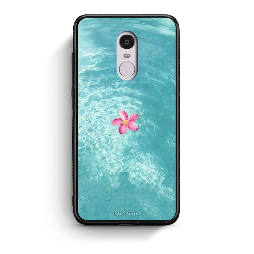 Xiaomi Redmi Note 4 / 4X Water Flower Θήκη από τη Smartfits με σχέδιο στο πίσω μέρος και μαύρο περίβλημα | Smartphone case with colorful back and black bezels by Smartfits