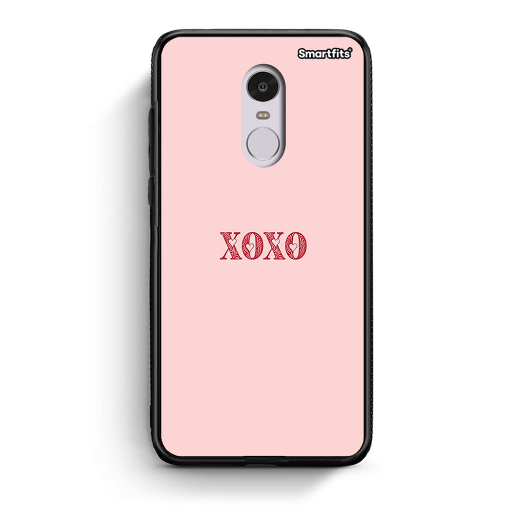 Xiaomi Redmi Note 4/4X XOXO Love θήκη από τη Smartfits με σχέδιο στο πίσω μέρος και μαύρο περίβλημα | Smartphone case with colorful back and black bezels by Smartfits