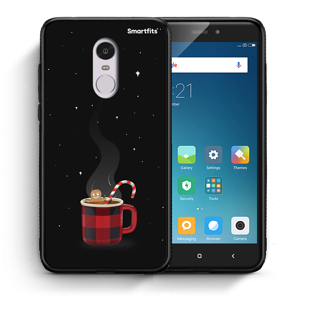 Θήκη Xiaomi Redmi Note 4/4X Xmas Bathing από τη Smartfits με σχέδιο στο πίσω μέρος και μαύρο περίβλημα | Xiaomi Redmi Note 4/4X Xmas Bathing case with colorful back and black bezels
