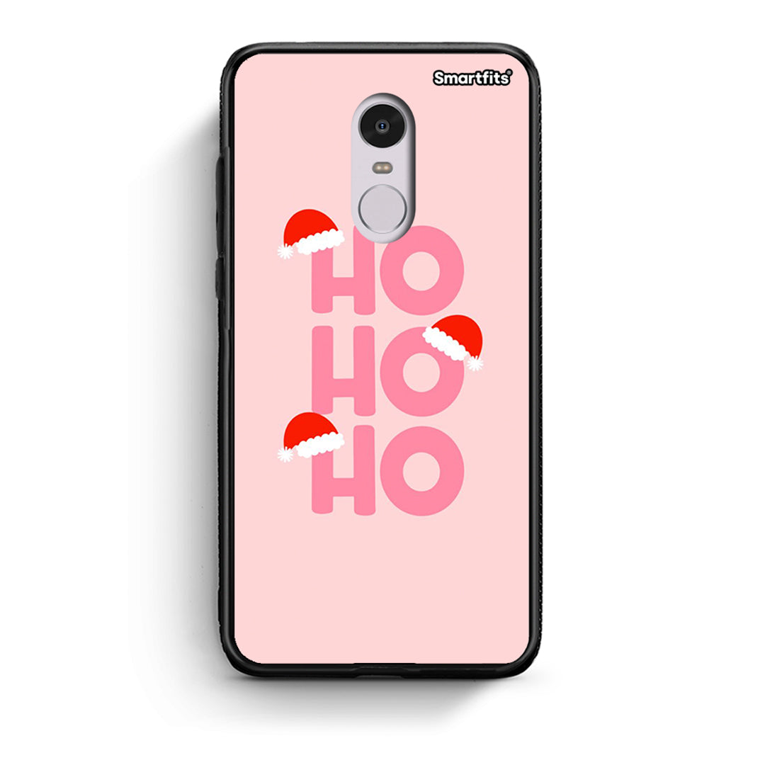 Xiaomi Redmi Note 4/4X Xmas Ho Ho Ho θήκη από τη Smartfits με σχέδιο στο πίσω μέρος και μαύρο περίβλημα | Smartphone case with colorful back and black bezels by Smartfits