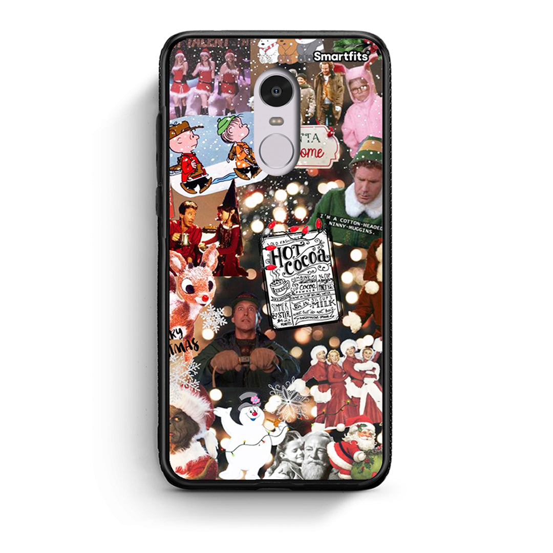 Xiaomi Redmi Note 4/4X Xmas Movies θήκη από τη Smartfits με σχέδιο στο πίσω μέρος και μαύρο περίβλημα | Smartphone case with colorful back and black bezels by Smartfits