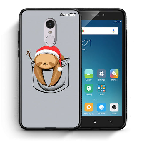 Θήκη Xiaomi Redmi Note 4/4X Xmas Zzzz από τη Smartfits με σχέδιο στο πίσω μέρος και μαύρο περίβλημα | Xiaomi Redmi Note 4/4X Xmas Zzzz case with colorful back and black bezels