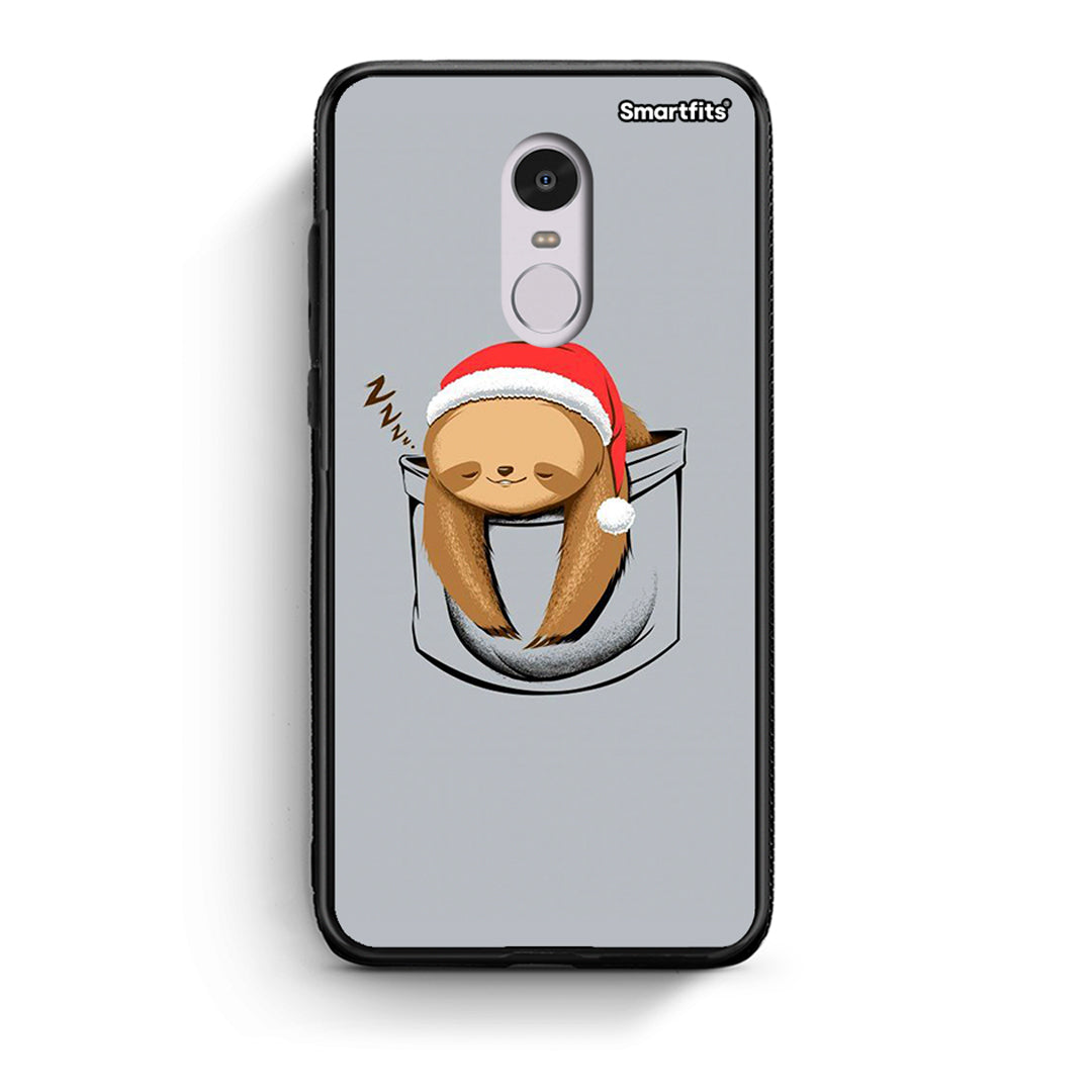 Xiaomi Redmi Note 4/4X Xmas Zzzz θήκη από τη Smartfits με σχέδιο στο πίσω μέρος και μαύρο περίβλημα | Smartphone case with colorful back and black bezels by Smartfits