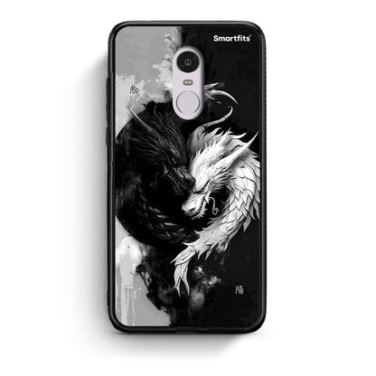 Xiaomi Redmi 5 Yin Yang Θήκη από τη Smartfits με σχέδιο στο πίσω μέρος και μαύρο περίβλημα | Smartphone case with colorful back and black bezels by Smartfits