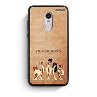 Thumbnail for Xiaomi Redmi Note 4/4X You Go Girl θήκη από τη Smartfits με σχέδιο στο πίσω μέρος και μαύρο περίβλημα | Smartphone case with colorful back and black bezels by Smartfits