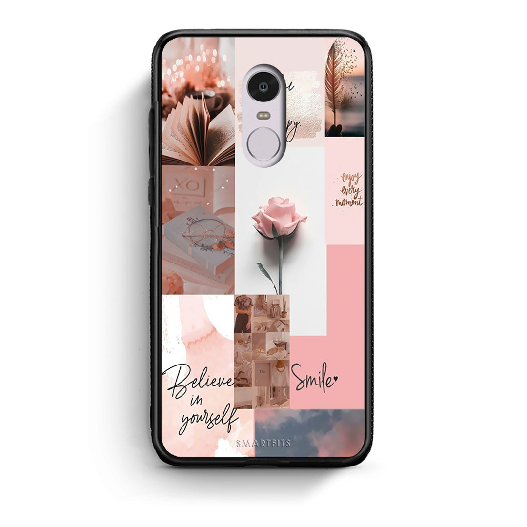 Xiaomi Redmi Note 4/4X Aesthetic Collage θήκη από τη Smartfits με σχέδιο στο πίσω μέρος και μαύρο περίβλημα | Smartphone case with colorful back and black bezels by Smartfits