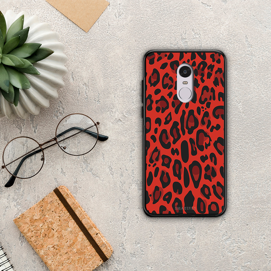 Animal Red Leopard - Xiaomi Redmi Note 4 / 4X θήκη