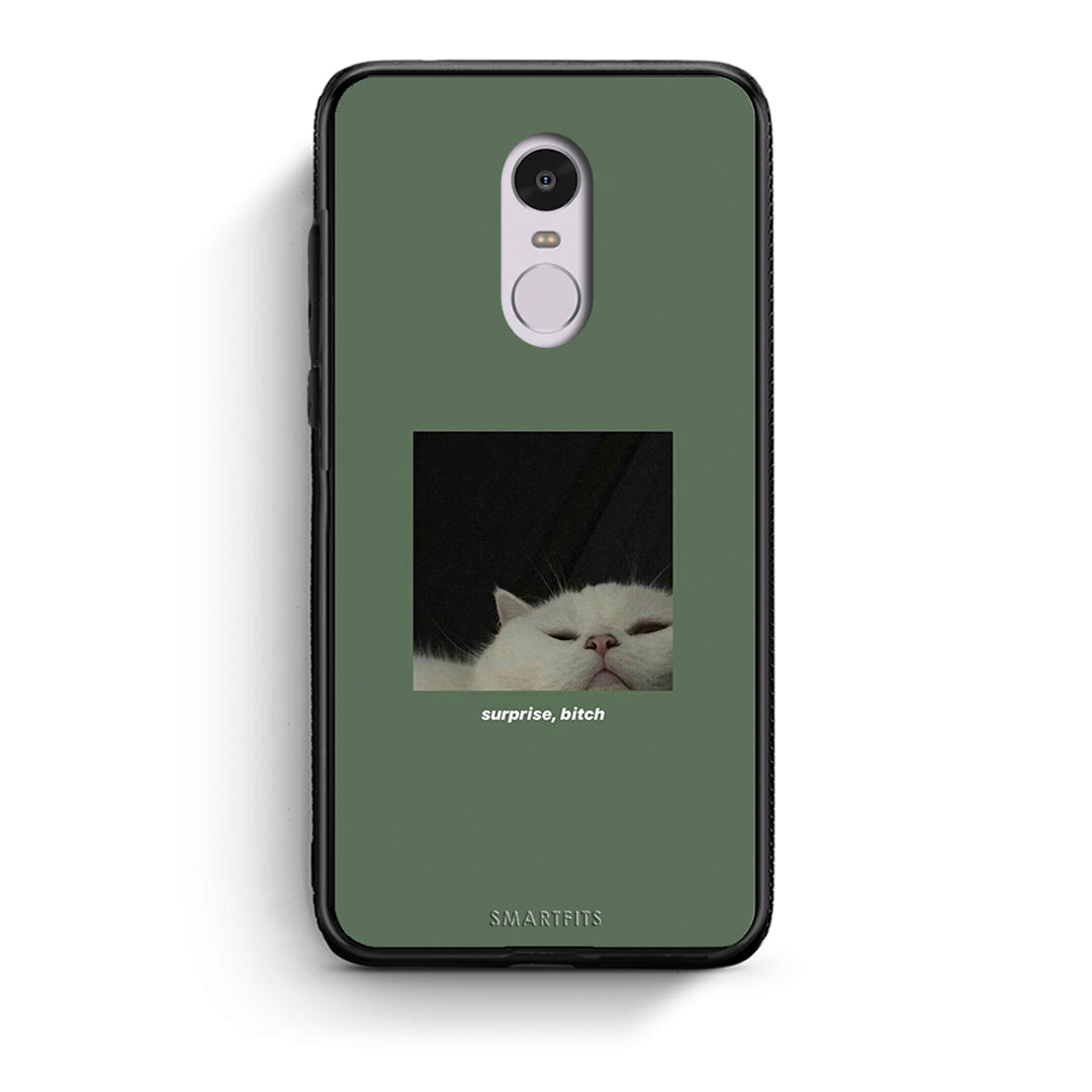 Xiaomi Redmi Note 4/4X Bitch Surprise θήκη από τη Smartfits με σχέδιο στο πίσω μέρος και μαύρο περίβλημα | Smartphone case with colorful back and black bezels by Smartfits