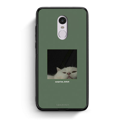 Xiaomi Redmi Note 4/4X Bitch Surprise θήκη από τη Smartfits με σχέδιο στο πίσω μέρος και μαύρο περίβλημα | Smartphone case with colorful back and black bezels by Smartfits