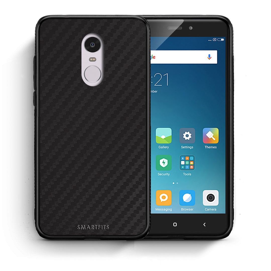 Θήκη Xiaomi Redmi Note 4/4X Carbon Black από τη Smartfits με σχέδιο στο πίσω μέρος και μαύρο περίβλημα | Xiaomi Redmi Note 4/4X Carbon Black case with colorful back and black bezels
