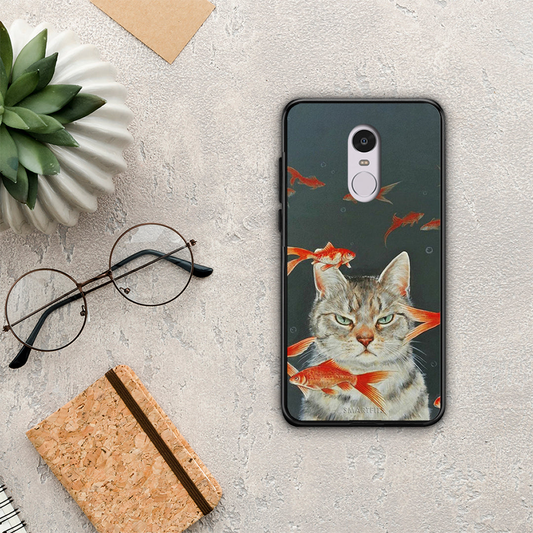 Cat Goldfish - Xiaomi Redmi Note 4 / 4X θήκη