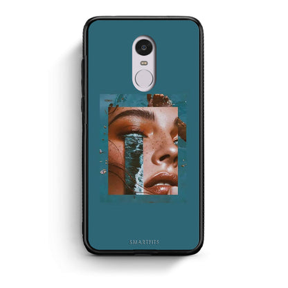 Xiaomi Redmi Note 4/4X Cry An Ocean θήκη από τη Smartfits με σχέδιο στο πίσω μέρος και μαύρο περίβλημα | Smartphone case with colorful back and black bezels by Smartfits