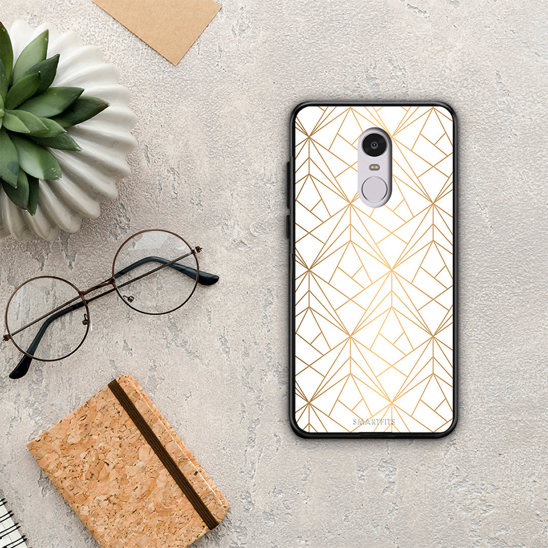 Geometric Luxury White - Xiaomi Redmi Note 4 / 4X θήκη