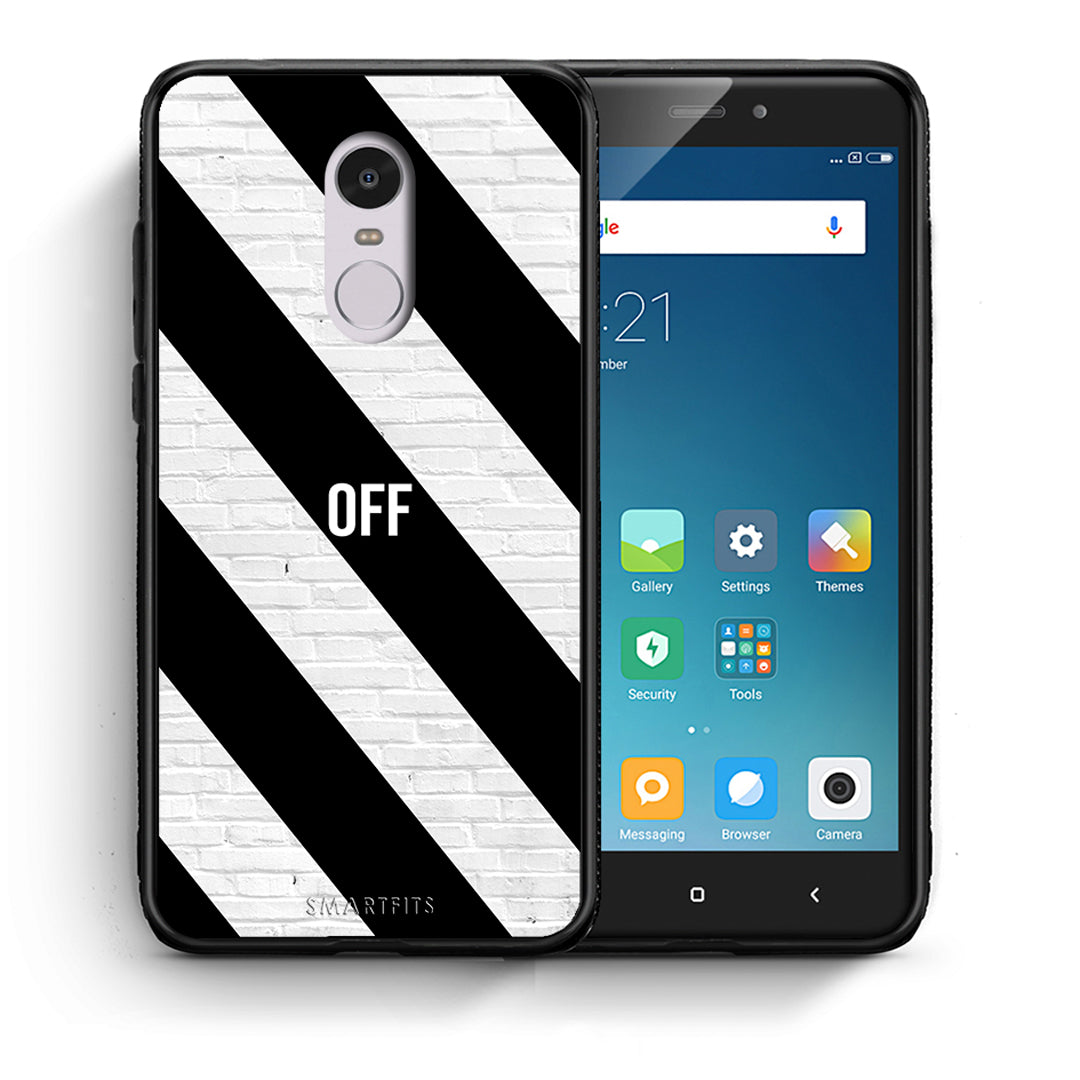 Θήκη Xiaomi Redmi Note 4/4X Get Off από τη Smartfits με σχέδιο στο πίσω μέρος και μαύρο περίβλημα | Xiaomi Redmi Note 4/4X Get Off case with colorful back and black bezels