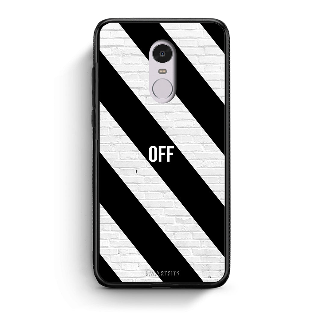 Xiaomi Redmi Note 4/4X Get Off θήκη από τη Smartfits με σχέδιο στο πίσω μέρος και μαύρο περίβλημα | Smartphone case with colorful back and black bezels by Smartfits