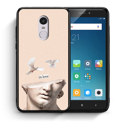 Θήκη Xiaomi Redmi Note 4/4X In Love από τη Smartfits με σχέδιο στο πίσω μέρος και μαύρο περίβλημα | Xiaomi Redmi Note 4/4X In Love case with colorful back and black bezels