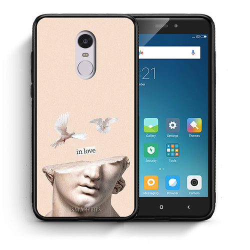 Θήκη Xiaomi Redmi Note 4/4X In Love από τη Smartfits με σχέδιο στο πίσω μέρος και μαύρο περίβλημα | Xiaomi Redmi Note 4/4X In Love case with colorful back and black bezels