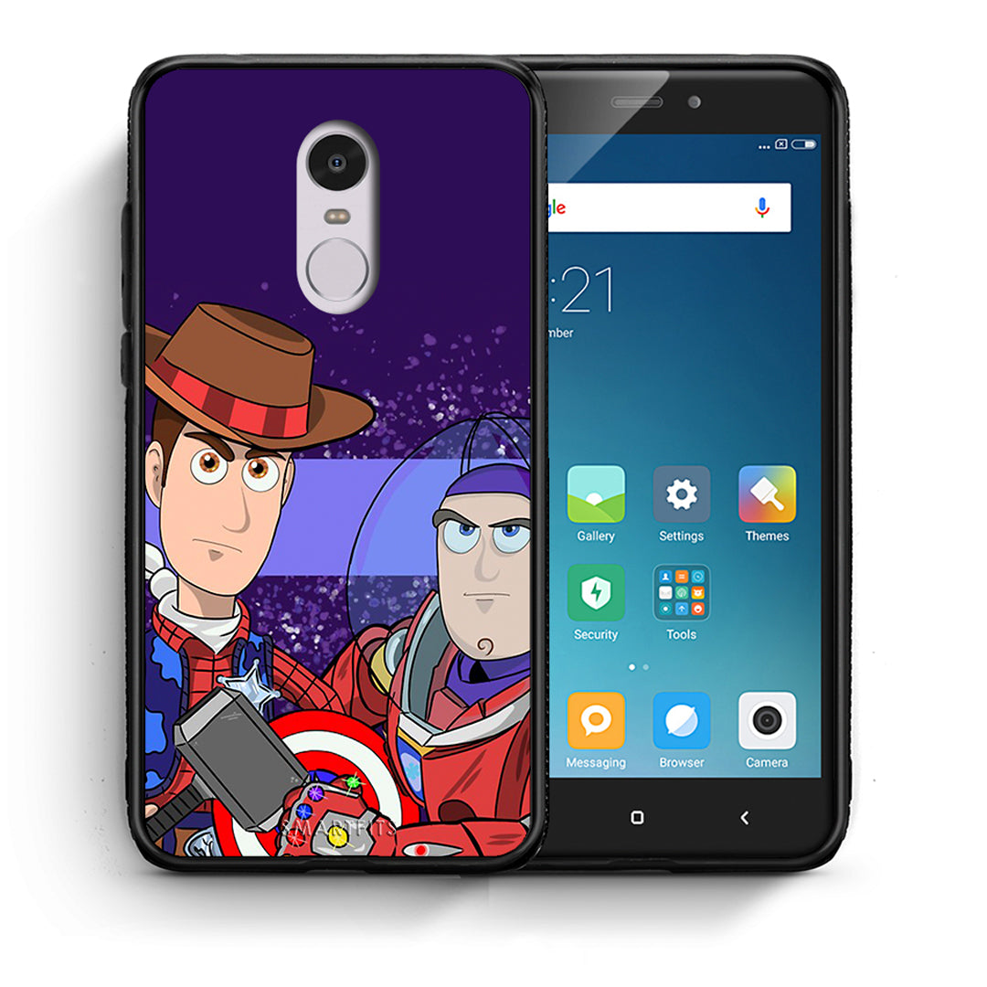 Θήκη Xiaomi Redmi Note 4/4X Infinity Story από τη Smartfits με σχέδιο στο πίσω μέρος και μαύρο περίβλημα | Xiaomi Redmi Note 4/4X Infinity Story case with colorful back and black bezels