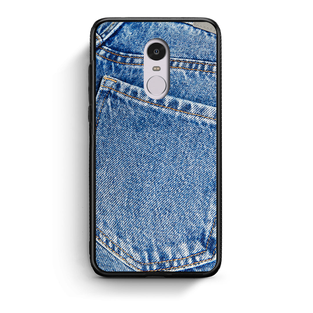 Xiaomi Redmi Note 4/4X Jeans Pocket θήκη από τη Smartfits με σχέδιο στο πίσω μέρος και μαύρο περίβλημα | Smartphone case with colorful back and black bezels by Smartfits