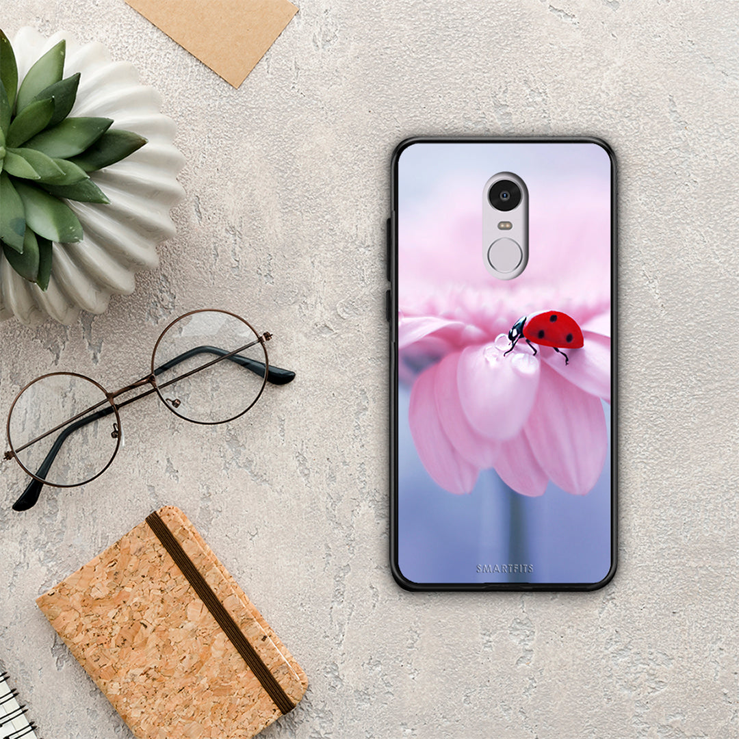 Ladybug Flower - Xiaomi Redmi Note 4 / 4X θήκη