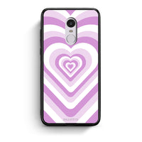 Thumbnail for Xiaomi Redmi Note 4/4X Lilac Hearts θήκη από τη Smartfits με σχέδιο στο πίσω μέρος και μαύρο περίβλημα | Smartphone case with colorful back and black bezels by Smartfits