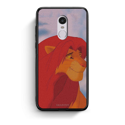 Xiaomi Redmi Note 4 / 4X Lion Love 1 Θήκη Αγίου Βαλεντίνου από τη Smartfits με σχέδιο στο πίσω μέρος και μαύρο περίβλημα | Smartphone case with colorful back and black bezels by Smartfits