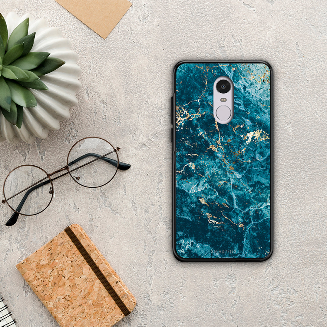 Marble Blue - Xiaomi Redmi Note 4 / 4X θήκη