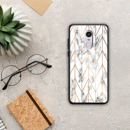 Marble Gold Geometric - Xiaomi Redmi 5 θήκη