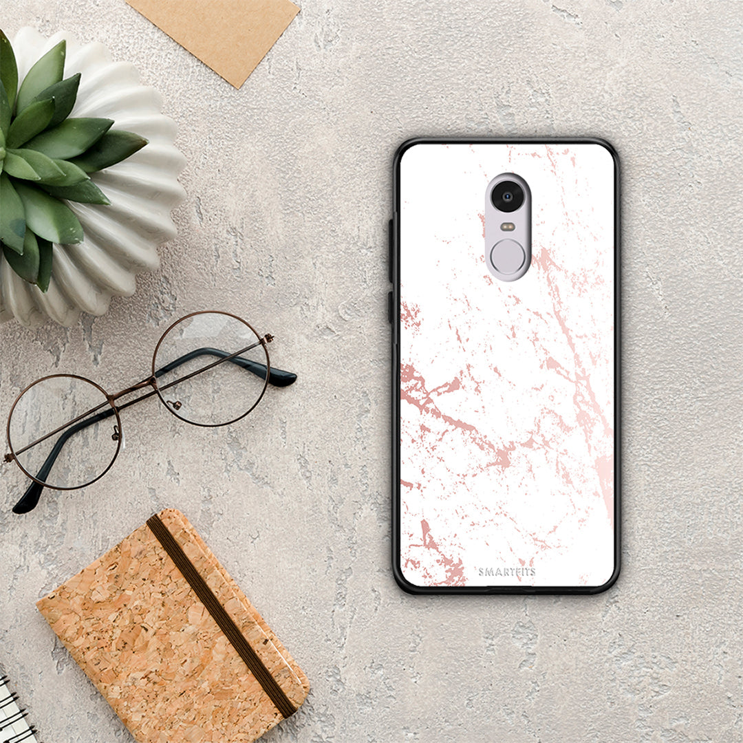 Marble Pink Splash - Xiaomi Redmi 5 θήκη