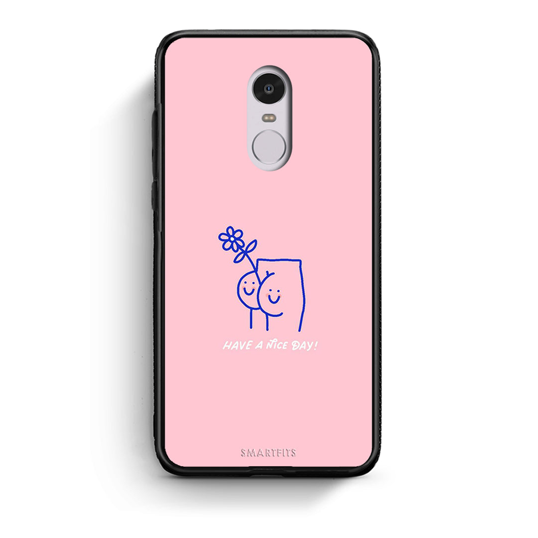 Xiaomi Redmi Note 4/4X Nice Day θήκη από τη Smartfits με σχέδιο στο πίσω μέρος και μαύρο περίβλημα | Smartphone case with colorful back and black bezels by Smartfits
