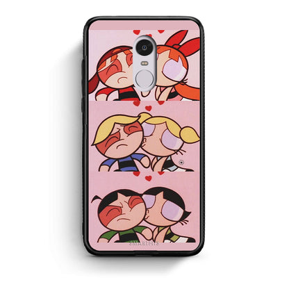Xiaomi Redmi 5 Puff Love Θήκη Αγίου Βαλεντίνου από τη Smartfits με σχέδιο στο πίσω μέρος και μαύρο περίβλημα | Smartphone case with colorful back and black bezels by Smartfits