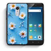 Thumbnail for Θήκη Xiaomi Redmi Note 4/4X Real Daisies από τη Smartfits με σχέδιο στο πίσω μέρος και μαύρο περίβλημα | Xiaomi Redmi Note 4/4X Real Daisies case with colorful back and black bezels