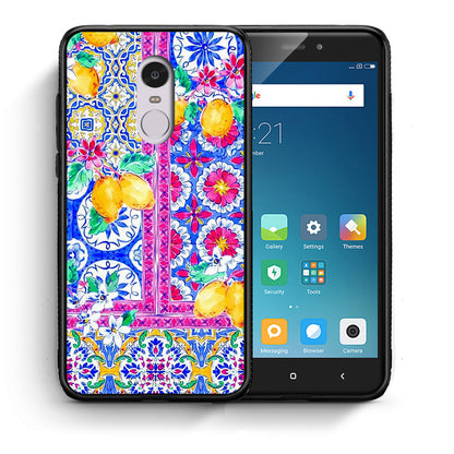 Θήκη Xiaomi Redmi Note 4/4X Retro Spring από τη Smartfits με σχέδιο στο πίσω μέρος και μαύρο περίβλημα | Xiaomi Redmi Note 4/4X Retro Spring case with colorful back and black bezels