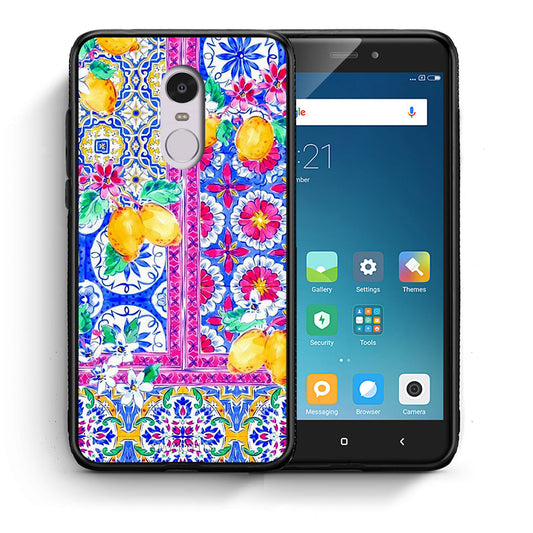 Θήκη Xiaomi Redmi Note 4/4X Retro Spring από τη Smartfits με σχέδιο στο πίσω μέρος και μαύρο περίβλημα | Xiaomi Redmi Note 4/4X Retro Spring case with colorful back and black bezels