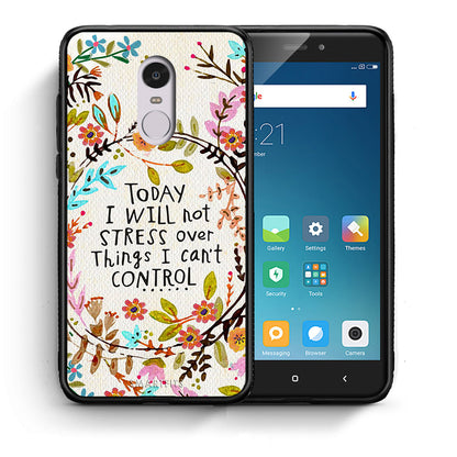 Θήκη Xiaomi Redmi Note 4/4X Stress Over από τη Smartfits με σχέδιο στο πίσω μέρος και μαύρο περίβλημα | Xiaomi Redmi Note 4/4X Stress Over case with colorful back and black bezels