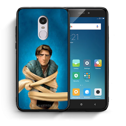 Θήκη Αγίου Βαλεντίνου Xiaomi Redmi Note 4 / 4X Tangled 1 από τη Smartfits με σχέδιο στο πίσω μέρος και μαύρο περίβλημα | Xiaomi Redmi Note 4 / 4X Tangled 1 case with colorful back and black bezels