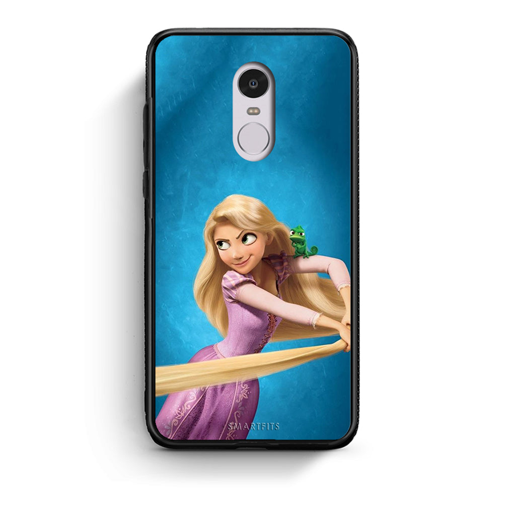 Xiaomi Redmi Note 4 / 4X Tangled 2 Θήκη Αγίου Βαλεντίνου από τη Smartfits με σχέδιο στο πίσω μέρος και μαύρο περίβλημα | Smartphone case with colorful back and black bezels by Smartfits