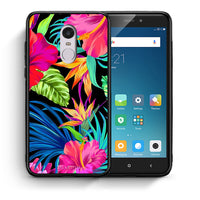 Thumbnail for Θήκη Xiaomi Redmi Note 4/4X Tropical Flowers από τη Smartfits με σχέδιο στο πίσω μέρος και μαύρο περίβλημα | Xiaomi Redmi Note 4/4X Tropical Flowers case with colorful back and black bezels
