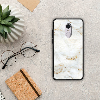 White Gold Marble - Xiaomi Redmi 5 θήκη